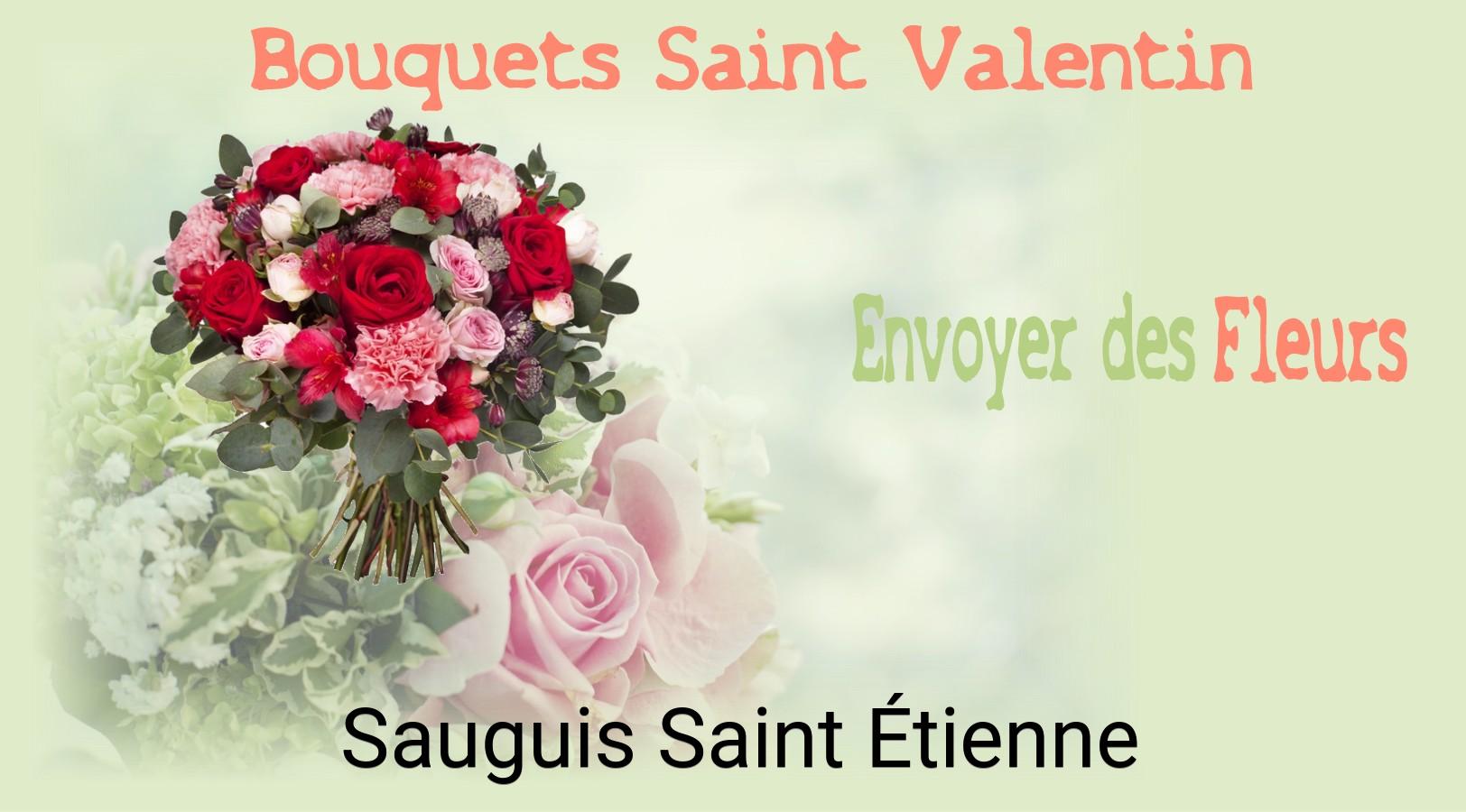 Roses de Saint-Valentin livrées à Sauguis-Saint-Étienne